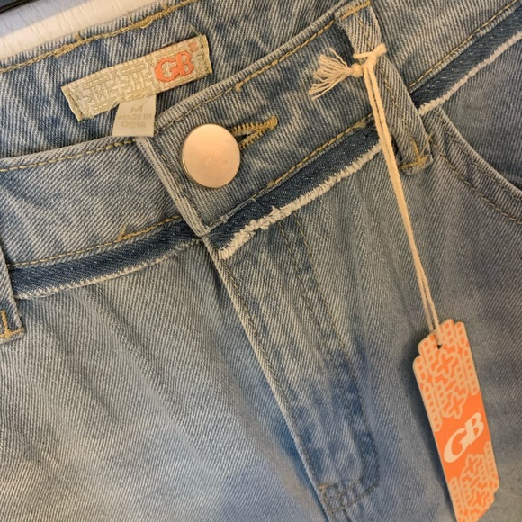 Gianni Bini Side Slit Denim Jean - Indigo - Picture 6 of 8